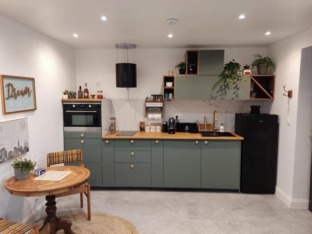 Superbe appartement avec jacuzzi avec jardin privé Lyon Exterior foto
